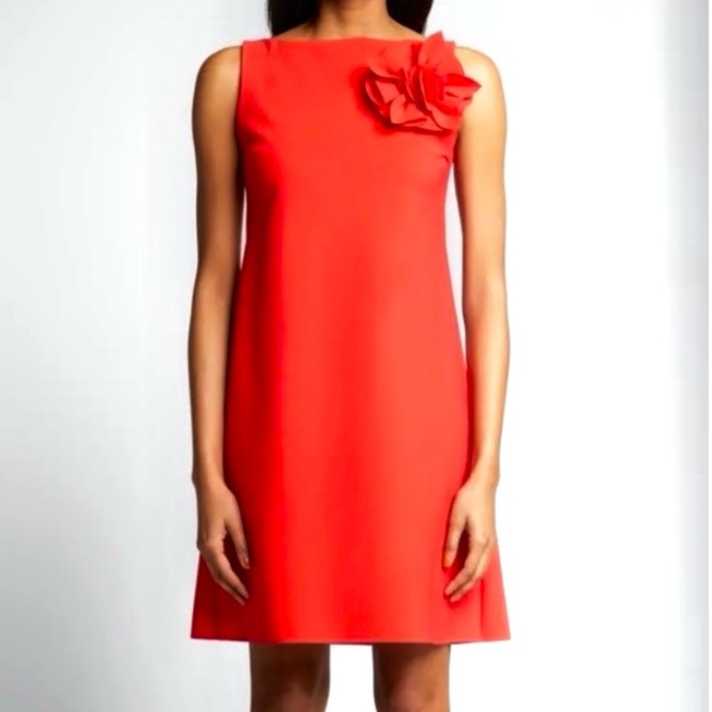 Chiara Boni La Petite Robe Mini Dress with Detachable Floral Pin, Sz 46 (10)